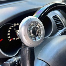 화물차량 한손운전 파워핸들 조향보조기 손잡이 스티어링휠 실버