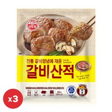 오뚜기 갈비산적, 300g, 3개