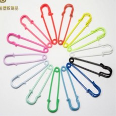 대형 옷핀 컬러 스카프핀 큰옷핀 침대이불고정 패드고정핀 옷고정핀 수선용품 브로치 머플러핀 블랙, 레드, 1개