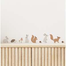 어린이집 유아실 아이방 꾸미기 무접착스티커 아기방데코 추천, 39. 다람쥐