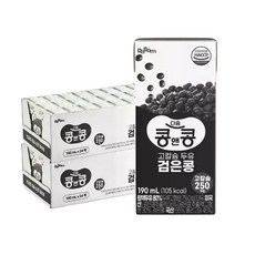 콩앤콩 고칼슘두유 검은콩 48팩, 190ml, 48개