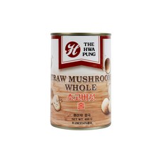 화풍 초고버섯 (홀) 버섯 통조림, 400g, 12개