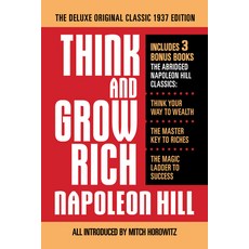 (영문도서) Think and Grow Rich the Deluxe Original Classic 1937 Edition and More: Includes 3 Bonus Books... Paperback, Maple Spring Publishing, English, 9798350500882