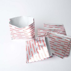 햄버거로고 은박이중호일지 100장 수제 햄버거 샌드위치 치킨 베이글 포장지, 1개, 100개입