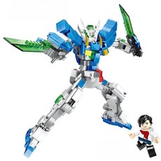 기동전사 건담 시리즈 조립 호환 블록, 1개, 2808-엑시아