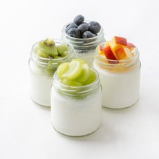 휴빅 요구르트 요거트메이커 전용 유리 용기 (4개1set) 타사 기기 호환가능, HB-1152GC