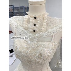 LazyDidi 트윈 꽃 빈티지 인형 같은 자카드 자수 비즈 생선뼈 브래지어 레이스 컷 슬리밍 멜빵, XS, Tianzi 살구 레이스 숄