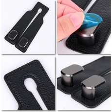 검정 엠보 헤드레스트 듀얼후크 고리, 상세페이지 참조, 1개