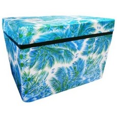 엠에스코리아 스티로폼 아이스박스, 야자수무늬, 100L