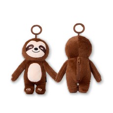 SLOTHFUL 懶懶吊飾娃娃 SPEA29, 拉鍊款, 1個