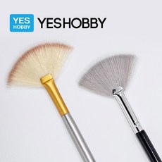 (예스하비)YH 청소붓 슬림 키보드 틈새 청소솔 브러쉬 건프라 피규어 먼지털이 먼지제거, 1개, 실버