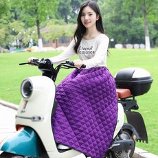 기모안감 오토바이 담요 바람막이 스커트 커버 방한복 무릎담요 워머 치마, 1_퍼플 면 무릎 보호대