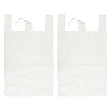 베로나 손잡이 마트봉투 유백 100p, 20L, 2개