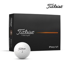 [아쿠쉬네트코리아 정품] 타이틀리스트 Pro V1 3피스 골프볼 12구, 4개, 3개입, 화이트