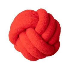 손뜨개 매듭 볼 베개 양털 롤 쿠션 소파 거실 침대 헤드보드 장식용, 03 22cm, 14 red
