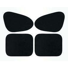 차량용 햇빛가리개 4P 세트 정전기 흡착식 접이식