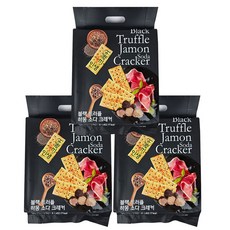 블랙 트러플 하몽 소다 크래커, 3개, 294g