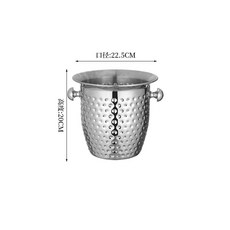 와인 칠러 버킷 얼음 실버 샴페인 바스켓 PVC 쿨러 얼음통