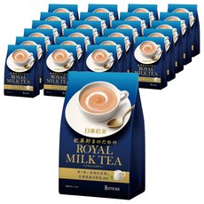 닛토홍차 홍차를 좋아하는 사람을 위한 로열 밀크티, 14g, 24개, 8개입