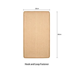 소파 고양이 스크래치 가드 매트 후크 및 루프 패스너 스크레이퍼 나무 사이잘 보호대, 01 China Mainland, 04 60x30cm