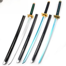 무이치로칼 일륜도 무이치로 검 신형 코스프레 귀칼 2026, 없음, 3. 75cm무이치로나무투명