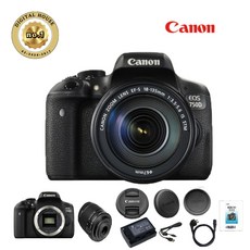캐논 EOS 750D+18-55mm렌즈+32GB+EOS여행용가방 풀패키지 DH, 기본바디렌즈구성품