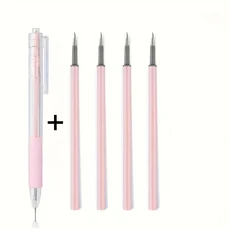 에어캡 절단기 5PCS 아트 유틸리티 나이프 펜 스크랩북 절단 도구 패키지 박스 오프너 학교 용품 DIY 공예, 02 Pink