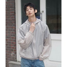 WMC UV 프로텍션 2WAY 시어드 후디드 자켓 GREY