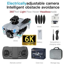 신형 드론 카메라 8K 항공기 장애물 회피 UAV 고정 GPS 원격 제어 쿼드콥터 장난감 20000M, 01 brushless, Ordinary-6K
