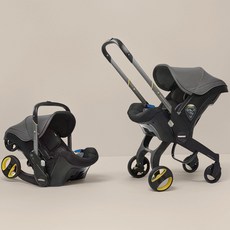 바구니카시트유모차 용품 경량 절충형 유모차, 기본 다크그레이 4-in-1