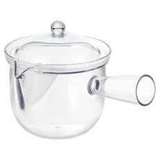 AKEBONO 曙產業 掛式濾網單柄茶壺, 480ml, 1組, 透明