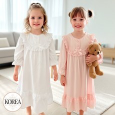 아동 공주 원피스 잠옷 유아 키즈 실내복 달콤D(7부소매)