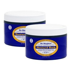 Dr. Singha's 머스타드 배쓰 솔트, 227g, 2개