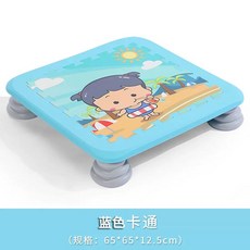 트램폴린 대형 캠핑장 마당 방방 상업용 놀이터 4.88미터 강화형 16피트 펜션, 1, T. 블루 만화