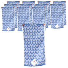 收納王妃 HJD3393-T600LX00 迪士尼米奇花紋洗臉巾 50 x 27cm 12條, 藍色, 1組