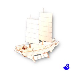 BS 프라모델 미니 조운선 YB006 입체퍼즐 조립모형