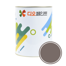 디오페인트 리노타일 욕실 주방 타일 수성, 뉴트럴27 (초코브라운), 1L, 1개