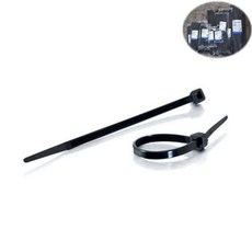 케이블타이 블랙 2.5 x 100mm 100P 전선정리 케이블선정리