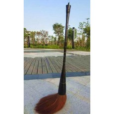 초대형 붓 장대 서예 브러시 붓글씨 무대 소품 행사 퍼포먼스 화방, 백모구경 5센티미터 전체길이 54센티미터의 붉은 막대, 말필