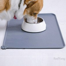 강아지식기매트 반려동물 식기매트, 핑크