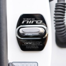 DC 니로 크롬 도어 체커 스트라이커 레터링 호환 몰딩, 골드(1P)