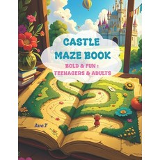 (英文圖書)Castle Maze Book: 50 Bold & Fun Mazes: For Teenagers & Adults 平裝版, Independently Published, 英文