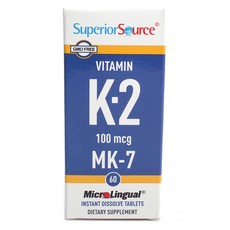 Superior Source 保健食品錠MK-7 100mcg, 1個, 60粒