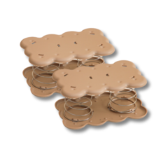 247Products 티슈업+ 티슈 케이스 스프링 크림&모카, 2.모카브라운, 2개