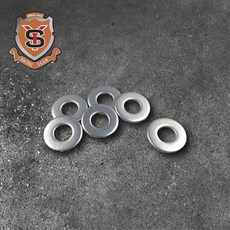新雅部品 造型墊片, 1個, 8mm白鐵墊片