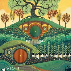 페인팅 링 아트 레트로 풀 드릴 키트 빈티지 필름 모르도르 성 마법의 침실 장식, 6. HKQTA113-2, E. Round 40X60CM