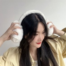 더가몽 보온 털 귀도리 골프귀마개