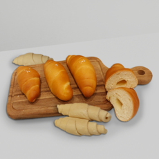 소금빵 냉동생지, 80g, 60개