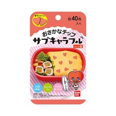 반다이 캬라후루 캐릭터칩 어묵칩 [하트] 40개입, 1개, 2g