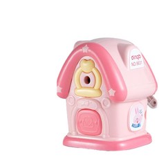 dingb 城堡小屋 手搖削筆器, 城堡小屋 - 粉色, 1個